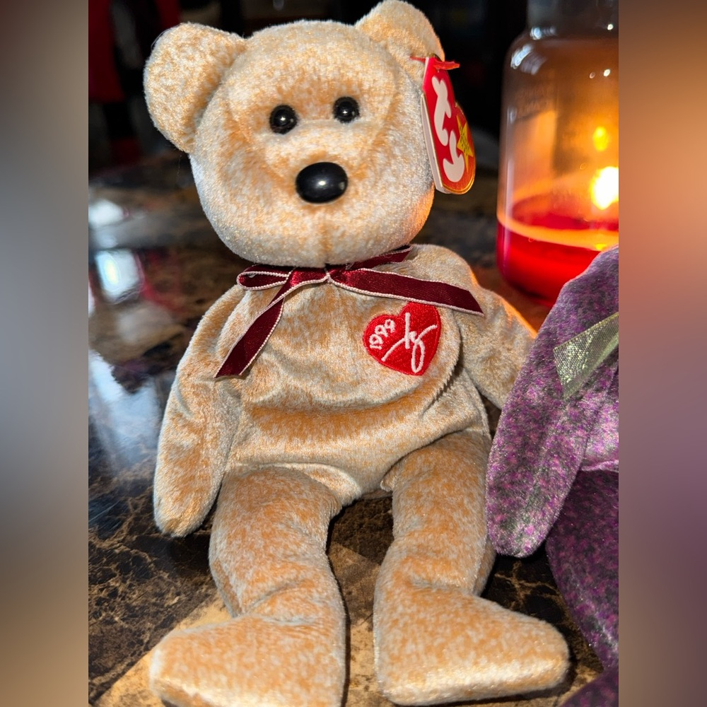 🧸 Ty Beanie Baby Signature Bear 4-Piece Set 1999 2000 2003 2004 Collectible - Picture 2 of 11